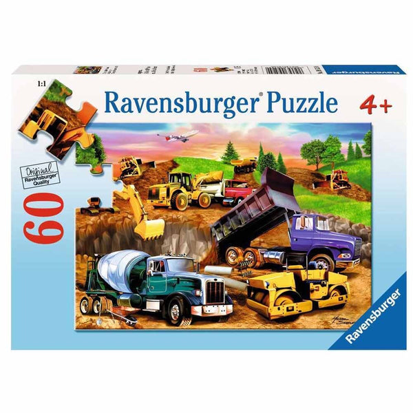 RAVENSBURGER 095254 CONSTRUCTION CROWD 60PC JIGSAW PUZZLE