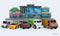 MICRO MACHINES MULTIPACK WORLD PACK 03 CITY CENTRE MICRO CITY 5PC SERIES 1