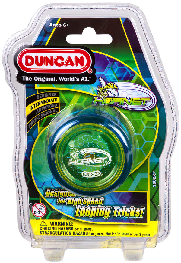 DUNCAN 3602XP INTERMEDIATE HORNET PRO LOOPING YO YO IN COLOUR BLUE