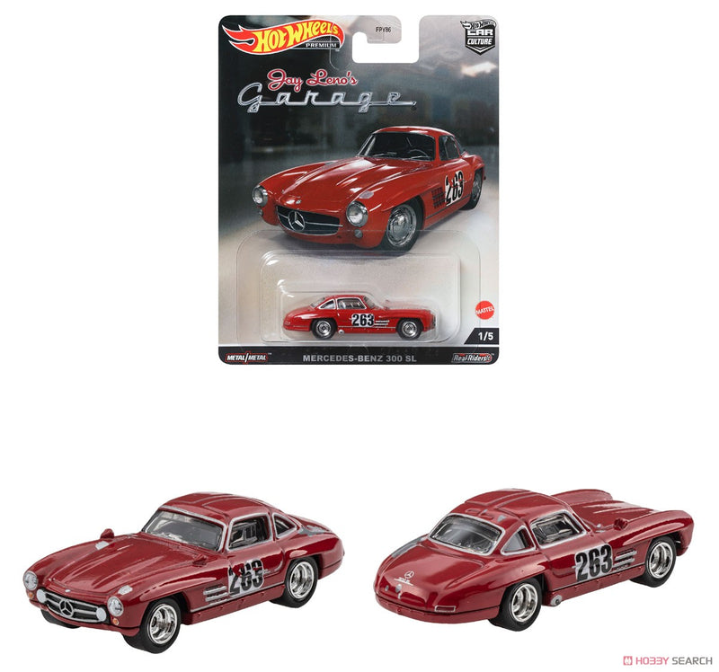 HOT WHEELS PREMIUM CAR CULTURE - JAY LENOS GARAGE - MERCEDES-BENZ 300 SL 1/5