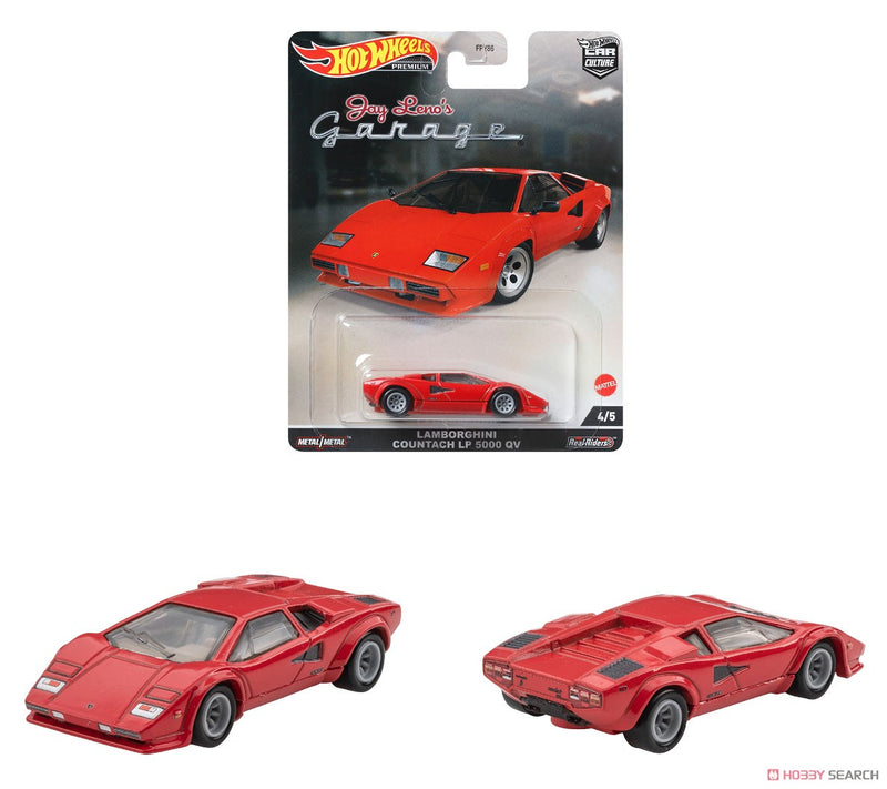 HOT WHEELS PREMIUM CAR CULTURE - JAY LENOS GARAGE - LAMBORGHINI COUNTACH LP 5000 QV 4/5