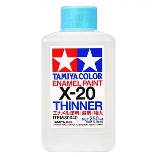 TAMIYA X-20 ENAMEL THINNER 250ML