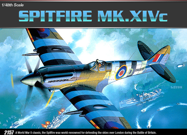 ACADEMY 12274 SPITFIRE MK.XIVc 1:48 PLASTIC MODEL KIT