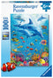 RAVENSBURGER 128891 POD OF DOLPHINS 100XXL PC JIGSAW PUZZLE