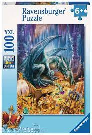 RAVENSBURGER 129409 DRAGONS TREASURE 100XXL PC JIGSAW PUZZLE