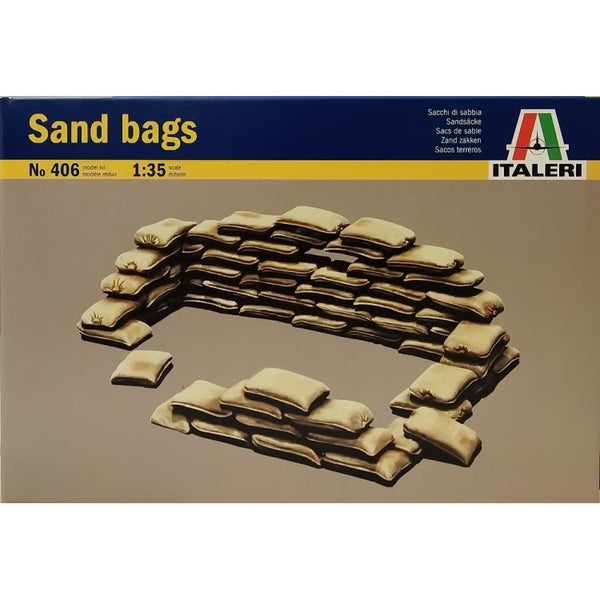 ITALERI 406 SAND BAGS MODEL BUILDINGS 1/35