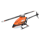 OMPHOBBY M1 MICRO HELI DIRECT DRIVE DUAL BRUSHLESS MOTORS BNF BUILT IN RECEIVER SUPPORTS SBUS AND DSM/DSMX SATELLITE RECEIVERS - ORANGE