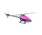 OMPHOBBY M1 MICRO HELI DIRECT DRIVE DUAL BRUSHLESS MOTORS BNF BUILT IN RECEIVER SUPPORTS SBUS AND DSM/DSMX SATELLITE RECEIVERS - PURPLE