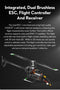 OMPHOBBY M2 EXPLORE DIRECT DRIVE DUAL BRUSHLESS SUPERIOR 3D PERFORMANCE HELICOPTER 400MM DIAMETER MAIN ROTOR BNF - ORANGE