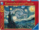 RAVENSBURGER 162079 HIGH FIDELITY MASTERPIECE ART - VAN GOGH STARRY NIGHT 1500PC JIGSAW PUZZLE