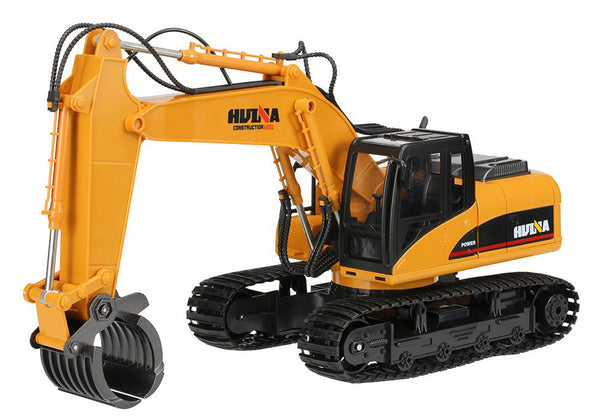 HUINA 1570 EXCAVATOR WITH TIMBER GRAB RC 16 CHANNEL 2.4GHZ 1/14 SCALE