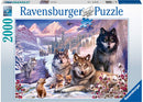RAVENSBURGER 160129 WOLVES IN THE SNOW 2000PC JIGSAW PUZZLE