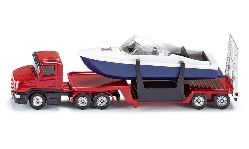 SIKU 1613 LOW LOADER WITH BOAT