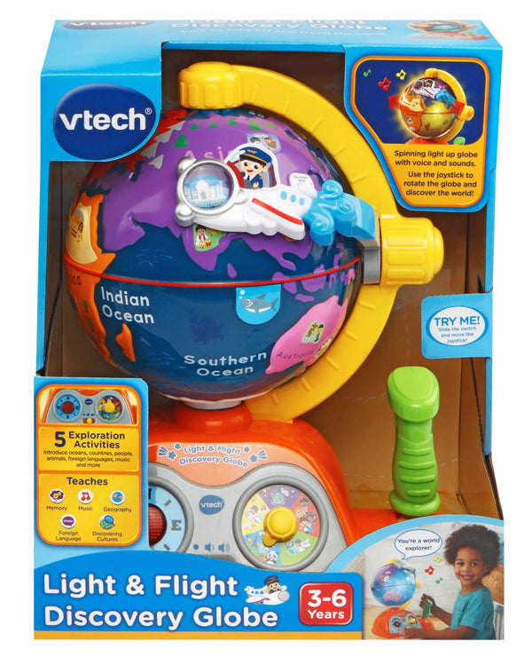 VTECH LIGHT & FLIGHT DISCOVERY GLOBE