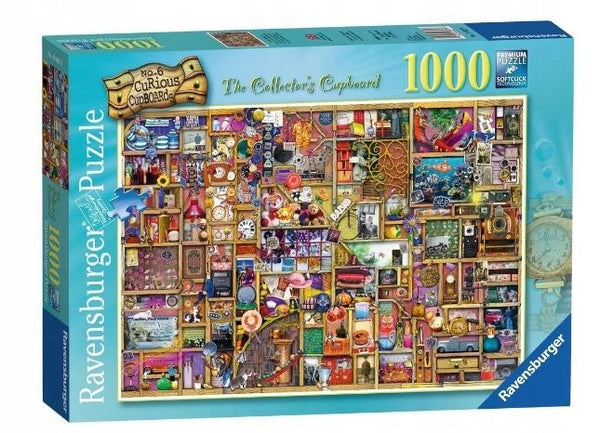 RAVENSBURGER 198276 THE COLLECTORS CUPBOARD 1000PC JIGSAW PUZZLE