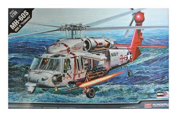 ACADEMY 12120 MH-60S HSC-9 TRIDENTS SEAHAWK 1:35 PLASTIC MODEL KIT