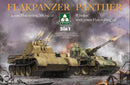 TAKOM 2105 FLAKPANZER PANTHER COELIAN WITH 37MM FLAKZWILLING AND 20MM FLAKVIERLING 2 IN 1 1/35 SCALE TANK PLASTIC MODEL KIT