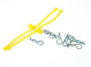 DU-BRO 2247 BODY KLIP RETAINER YELLOW CLIP HOLDER 2 PACK DUBRO CLIP