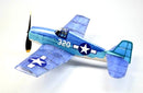 DUMAS 237 F6F HELLCAT 18 INCH WINGSPAN RUBBER POWERED WOODEN FLYING MODEL PLANE