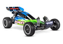 TRAXXAS 24054-61 BANDIT EXTREME SPORTS BUG GREEN WITH LED LIGHTS READY TO RUN RC CAR