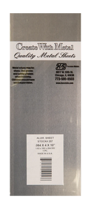 K&S 257 SHEET ALUMINIUM 0.064 X 4 X 10INCH (1.63 X 102 X 254MM) 1 PIECE