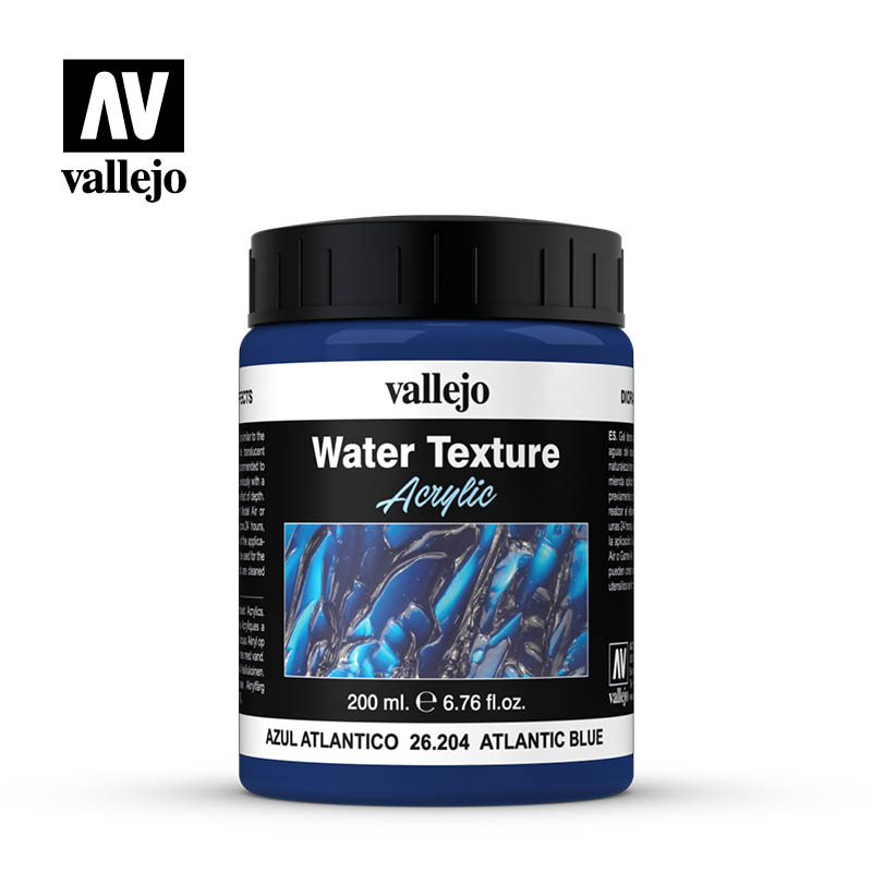 VALLEJO 26204 WATER TEXTURE ATLANTIC BLUE 200ML