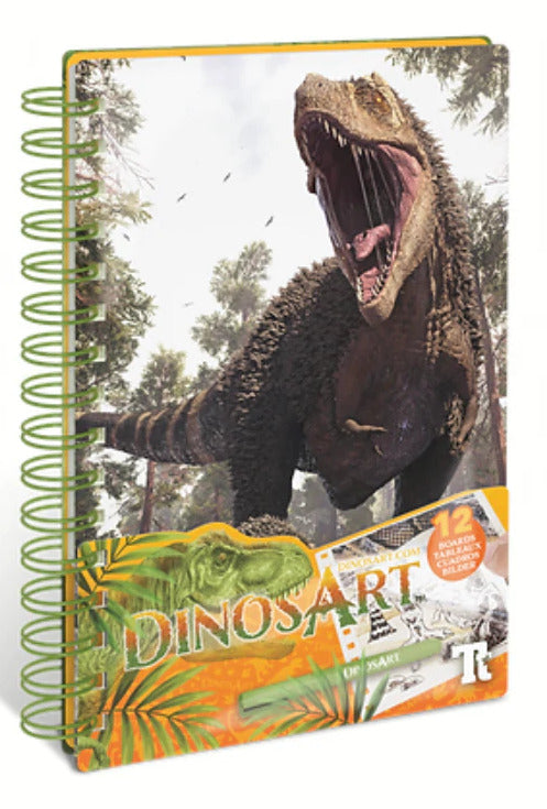 DINOSART 15203 FOIL ART CREATIVE BOOK