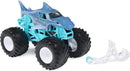 SPIN MASTER MONSTER JAM 6044941 1/64 SCALE DIECAST TRUCK WITH ACCESSORY MEGALODON WITH WHEELIE BAR