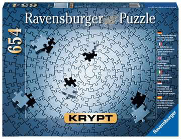 RAVENSBURGER 159642 KRYPT SILVER SPIRAL CHALLENGE JIGSAW PUZZLE 654PC