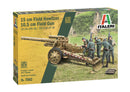 ITALERI 7082 15CM FIELD HOWITZER 10.5CM FIELD GUN 1/72 SCALE PLASTIC MODEL KIT