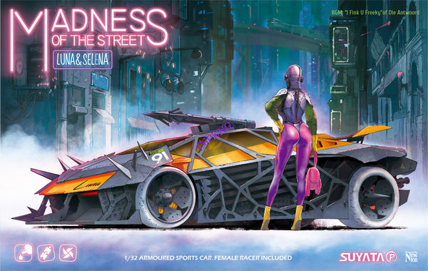 SUYATA MS-001 MADNESS OF THE STREETS - LUNA AND SELENA PLASTIC MODEL KIT