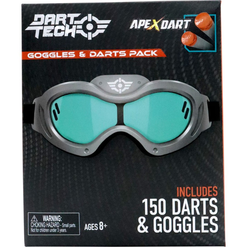 DART TECH GOGGLES AND DARTS  PACK INCLUDES 150 DARTS AND GOGGLES