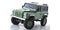 KYOSHO 32527GR 1/24 SCALE MINI-Z 4X4 MX-01 READYSET LAND ROVER DEFENDER 90 HERITAGE GRASMERE GREEN ALASKA WHITE READY TO RUN ELECTRIC RC CRAWLER