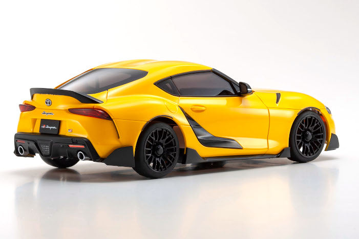 KYOSHO 32626Y 1/24 SCALE MINI-Z AWD MA-020 READYSET TOYOTA GR SUPRA TRD AERO VERSION YELLOW