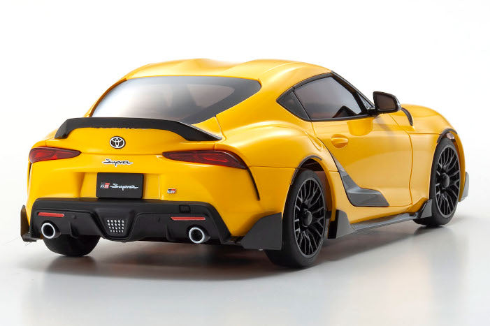 KYOSHO 32626Y 1/24 SCALE MINI-Z AWD MA-020 READYSET TOYOTA GR SUPRA TRD AERO VERSION YELLOW