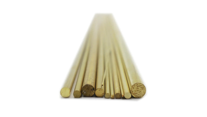 K&S 3405 BRASS ROD ASSORTMENT ONE OF EACH SIZE