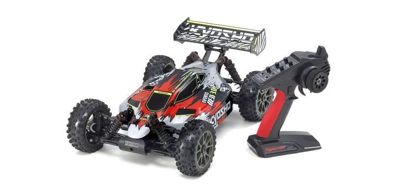 KYOSHO 34108T2 1:8 EP 4WD INFERNO NEO 3.0 VE READYSET RED REMOTE CONTROL CAR BATTERY AND CHARGER NOT INCLUDED