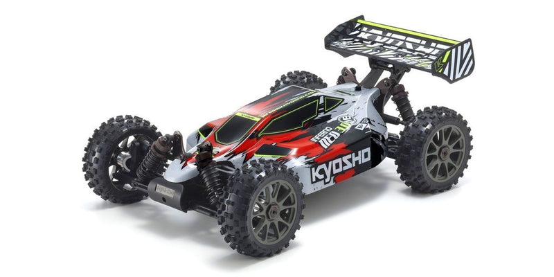 KYOSHO 34108T2 1:8 EP 4WD INFERNO NEO 3.0 VE READYSET RED REMOTE CONTROL CAR BATTERY AND CHARGER NOT INCLUDED