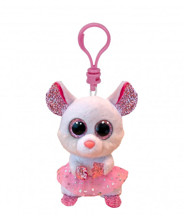 TY BEANIE BOOS NINA MOUSE WITH TUTU CLIP