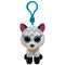 TY BEANIE BOOS ATLAS FOX AQUA CLIP