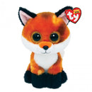 TY BEANIE BOOS MEADOW FOX ORANGE REGULAR PLUSH