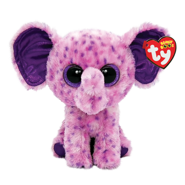 TY BEANIE BOOS EVA ELEPHANT REGULAR