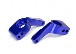 TRAXXAS 3652A STUB AXLE REAR ALUMINIUM BLUE FOR RUSTLER, STAMPEDE, BANDIT 5 X 11MM BEARINGS