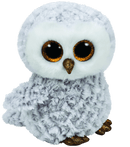 TY BEANIE BOOS OWLETTE WHITE OWL MEDIUM