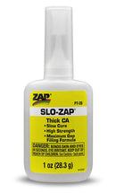 ZAP PT-20 SLO-ZAP THICK CA 1OZ YELLOW 28.3G