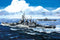 I LOVE KIT 65704 USS NORTH CAROLINA BB-55 TOP GRADE MODEL KIT WITH DETAIL UP SET 1/700 SCALE BATTLESHIP PLASTIC MODEL KIT