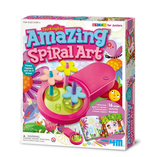 4M THINKING KITS - AMAZING SPIRAL ART STEAM FOR JUNIORS