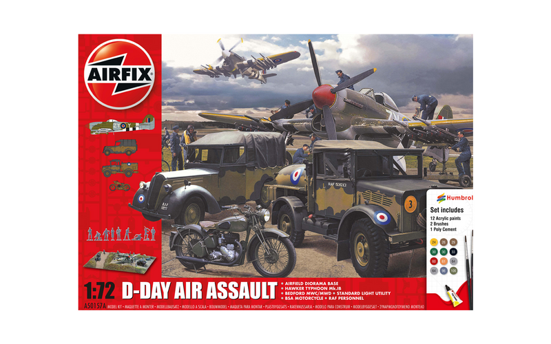 AIRFIX 50157A D-DAY 75TH ANNIVERSARY AIR ASSAULT 1/72 PLASTIC MODEL KIT