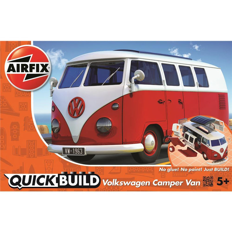 AIRFIX 6017 QUICKBUILD VW CAMPER VAN PLASTIC MODEL KIT