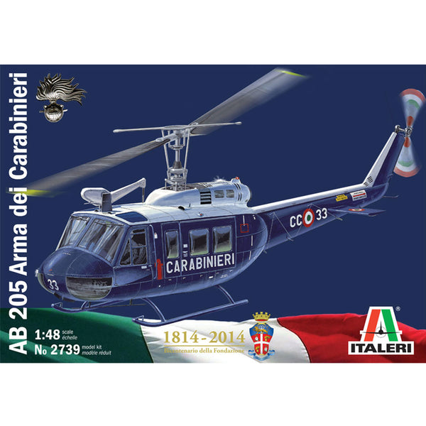 ITALERI 2739S AB 205 ARMA DEI CARABINIERI 1:48 PLASTIC MODEL KIT